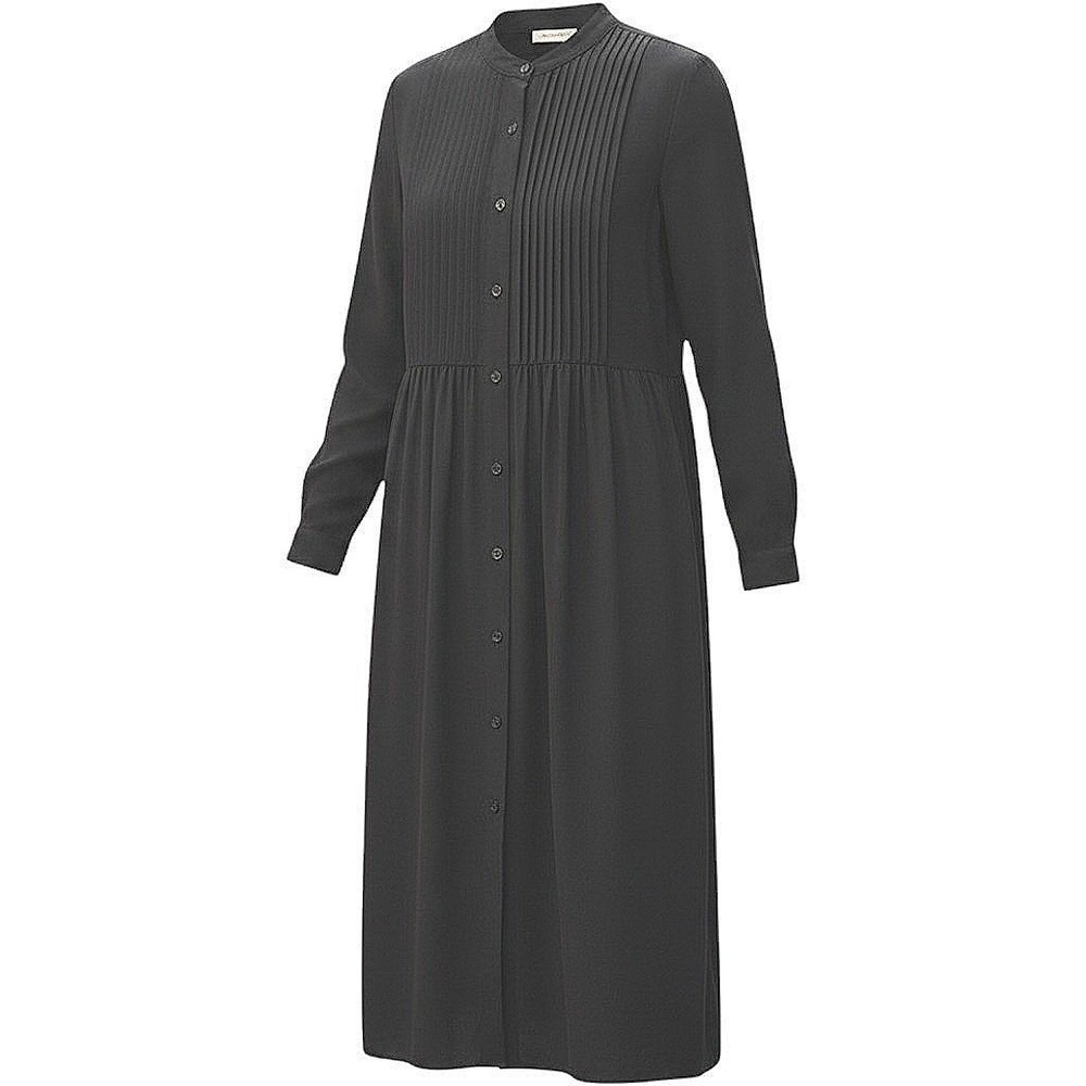 Vintage Vermont Country Store Black Pleated Button-Front‎ Dress Small / 4